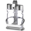 Stainless steel olive oil and wine vinegar condiment set - Hendi 465349