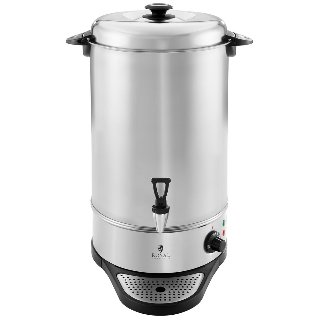 Hot water heater with drip grid heater stainless steel 230V 20L