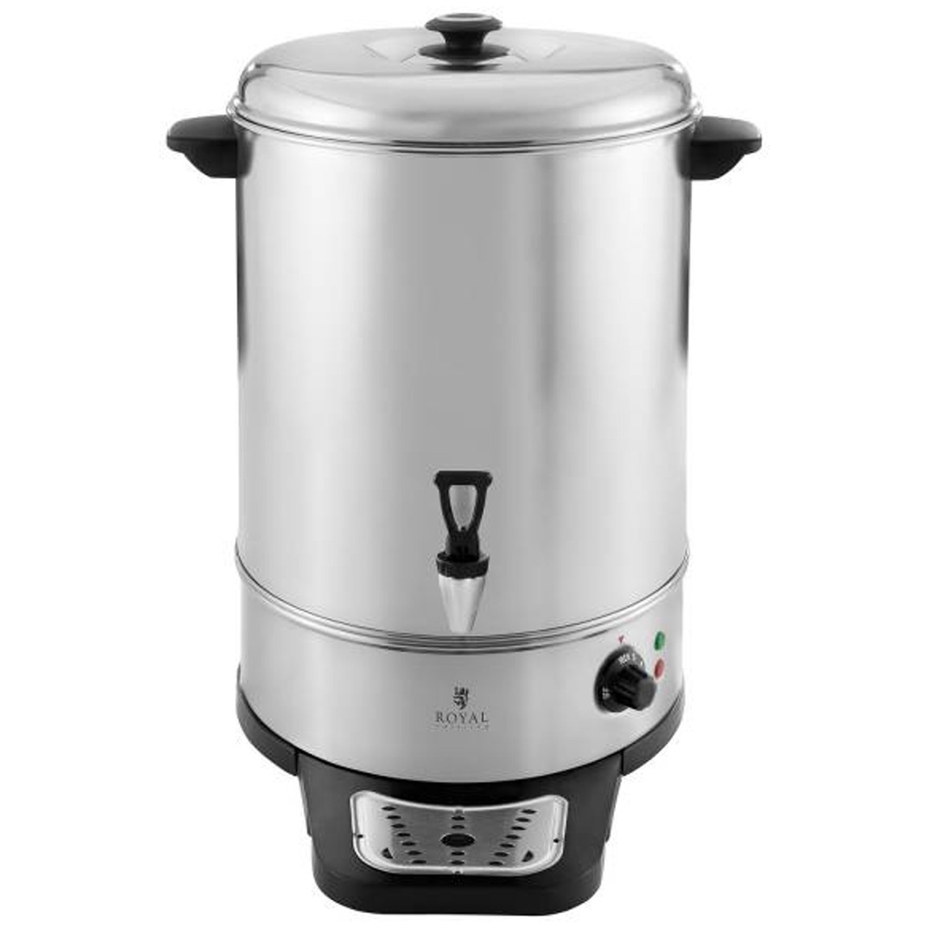 Hot water heater with drip grid heater stainless steel 230V 30L