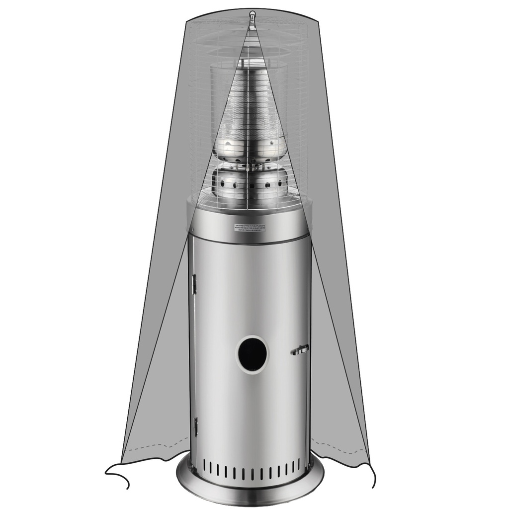 Cover for the radiant heat lamp ¶ 58cm H 146cm