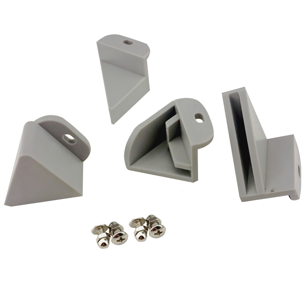 Set of fasteners for the glass of the roller grill Royal Catering