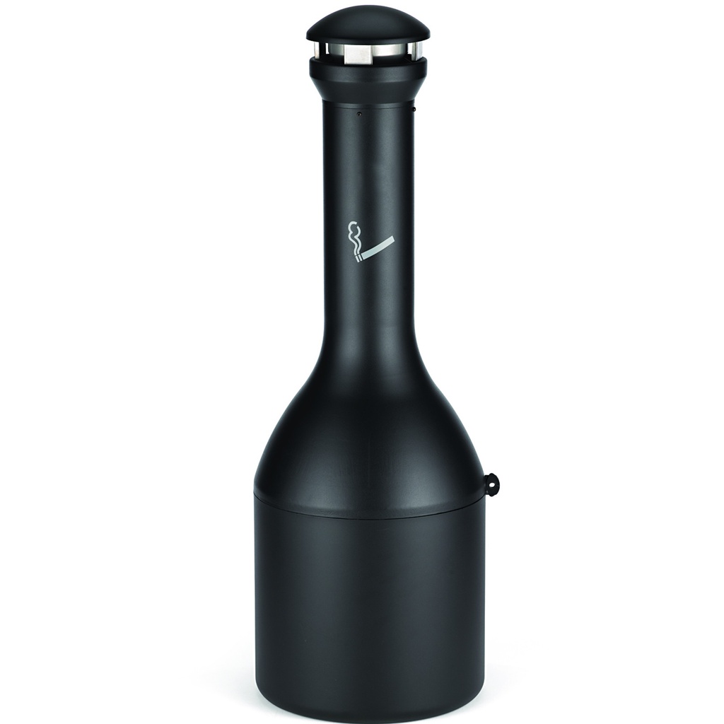 Exclusive ashtray on a stable base freestanding outdoor diameter 40c. height 101cm