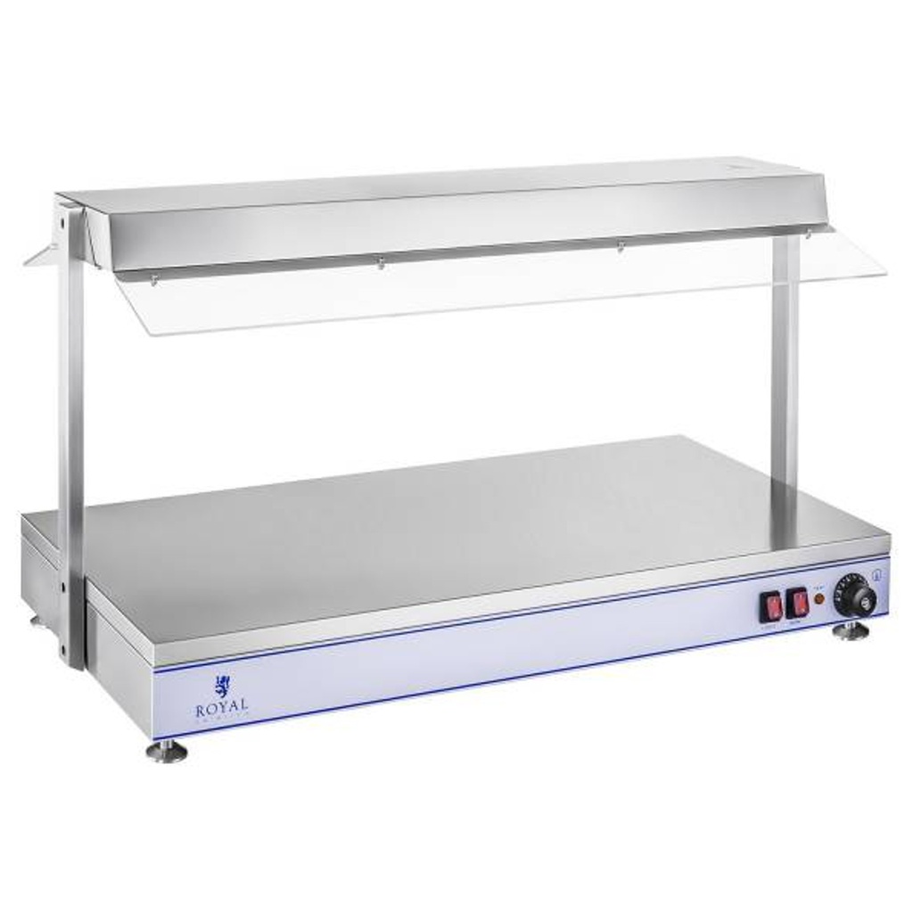 Electric compact heating tray plate 4 halogen lamps 2000W 230V