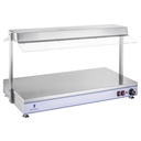 Electric compact heating tray plate 4 halogen lamps 2000W 230V