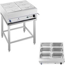 Water heater bemar on steel base 6 x GN 1/3 2000W 230V