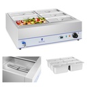Water heater bemar with tap 6 x GN 1/3 2000W 230V Royal Catering
