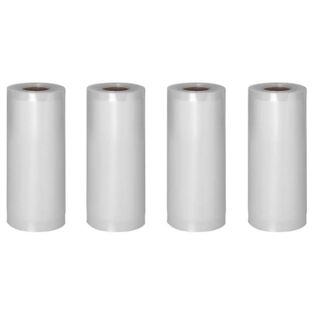 Vacuum bags moled in a roll for vacuum packer KIT 600 x 20 cm 4 rolls LFGB and FDA certificate