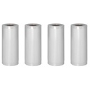 Vacuum bags moled in a roll for vacuum packer KIT 600 x 20 cm 4 rolls LFGB and FDA certificate
