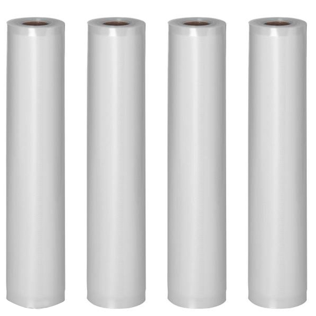 Vacuum film in roll for vacuum packer 600 x 30 cm 4 rolls LFGB and FDA certificate