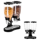 Dispenser for loose products cereal muesli nuts coffee 2 x 3L