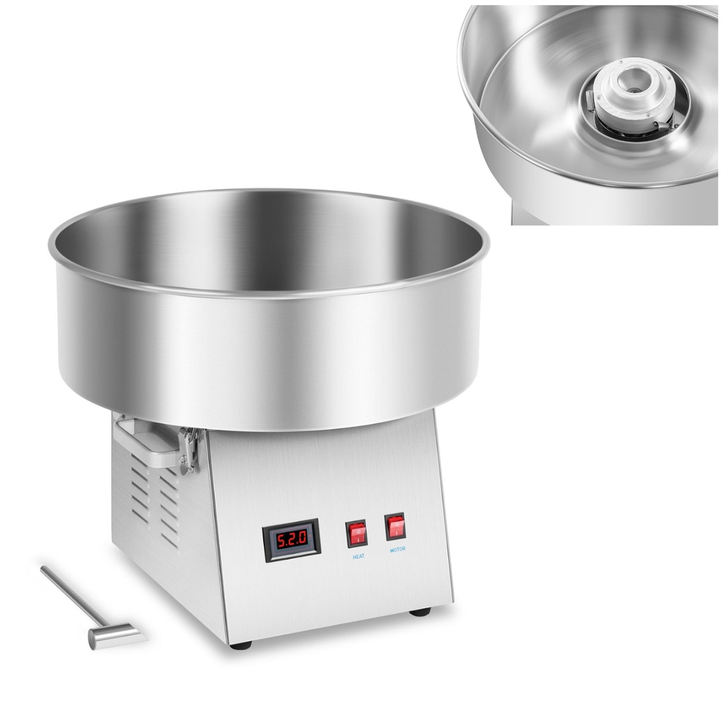 LED cotton candy machine 52 cm 1030W Royal Catering RCZK-1030-W