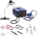 Professional soldering station with magnifying lamp 3-in-1 USB Stamos Soldering S-LS-22