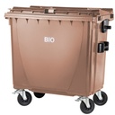Bio container container for BIO garbage and food waste ATEST - brown 770L