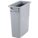Rubbermaid SLIM JIM reg; 60.5L modular garbage can for selective waste collection.