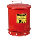 Garbage can for flammable waste and oily cleaning rags - FM / UL approvals 53L capacity.