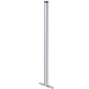 Steel post for fixing basket and bag tray 150cm