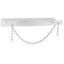 Wall mount for 1 gas cylinder fixing gas cylinder to wall