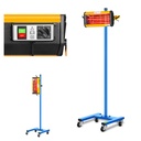 Infrared paint drying heat radiator on a stand 1100W IR-DRYER1000