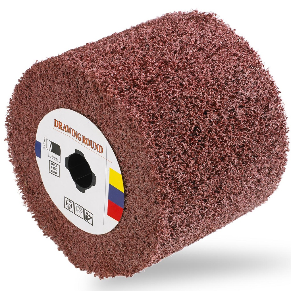 Nailoninis šlifavimo volelis 120 x 100 mm M19 grūdėtumo 80 MSW-GRIWHEEL-80