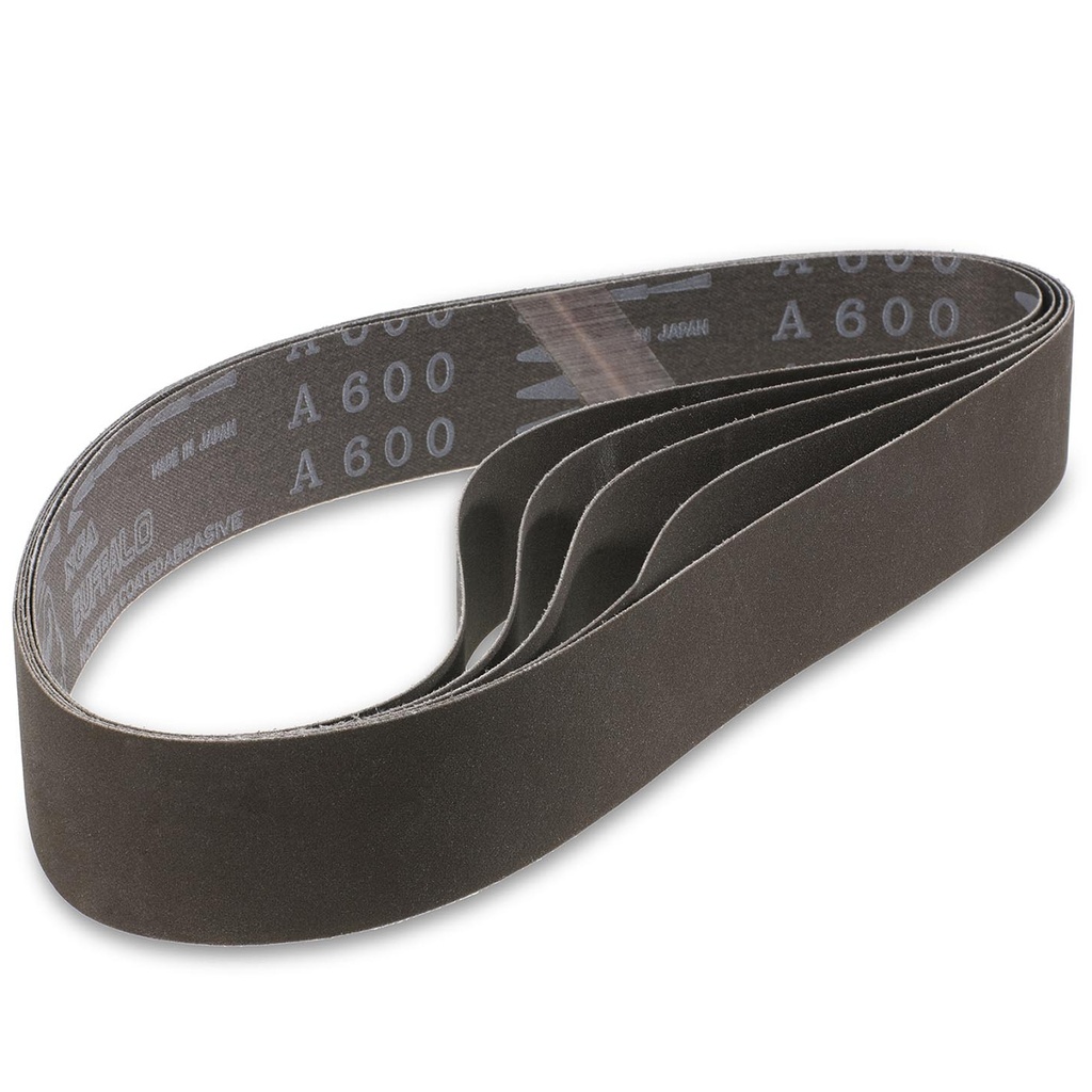 Endless sanding belts 40 x 760 mm grit 600 MSW-AOBELT476-600 5 pcs.
