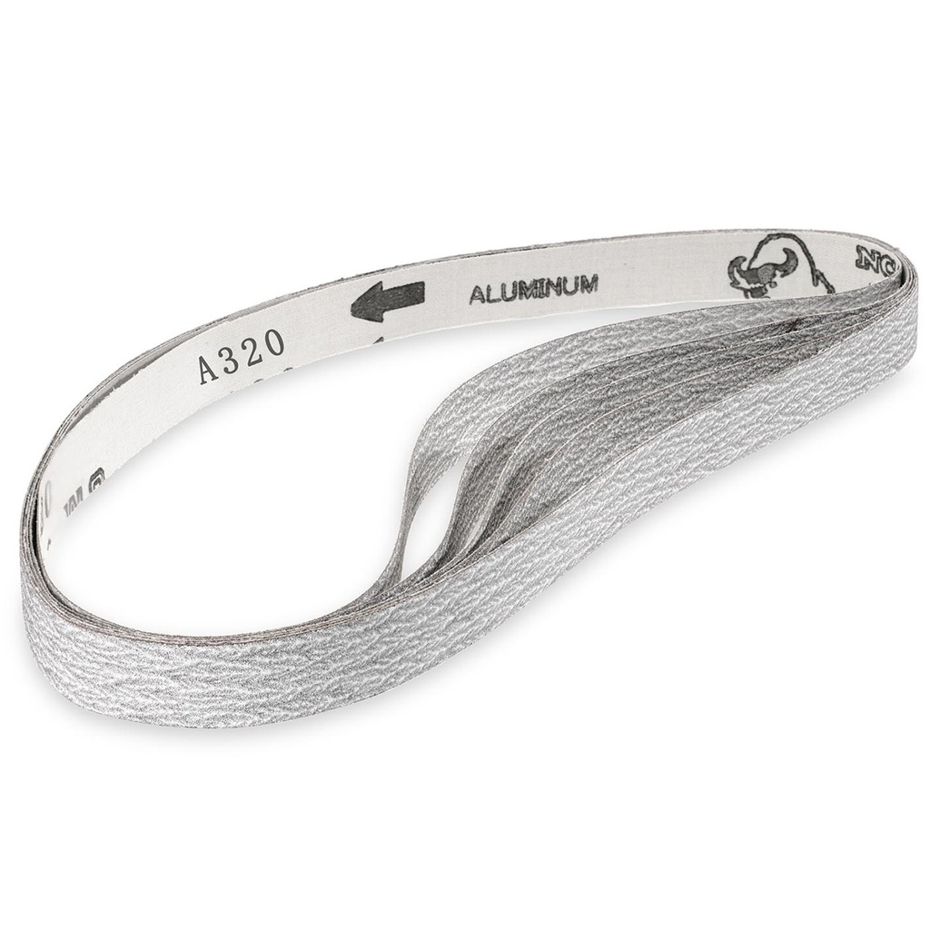 Bezgalīgās slīpēšanas lentes 20 x 760 mm smiltis 320 MSW 5 gab.