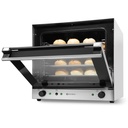 H90S convection oven with humidification for 4 438x315mm baking trays Hendi 227077