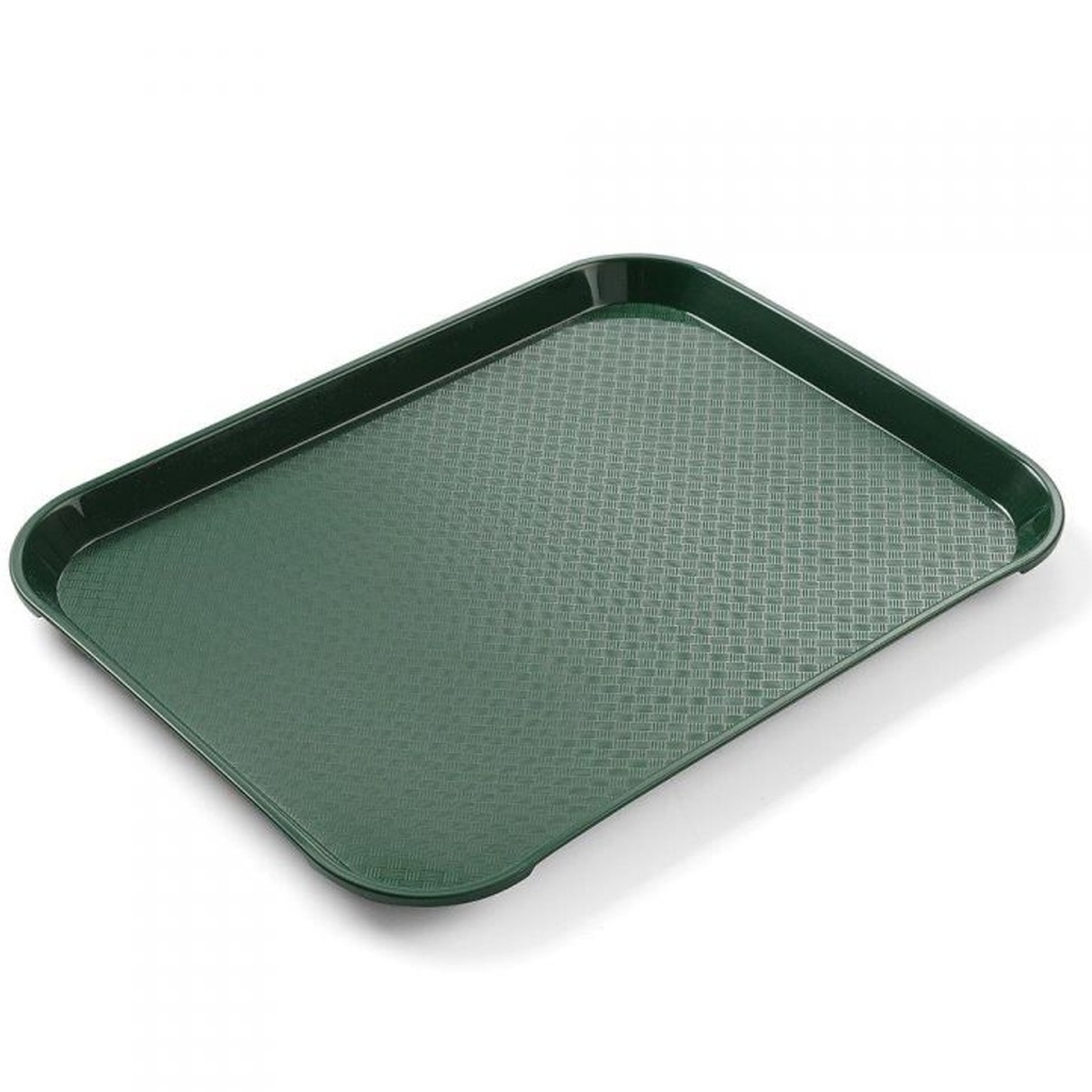 Small Fast Food serving tray in polypropylene GREEN Hendi 878736