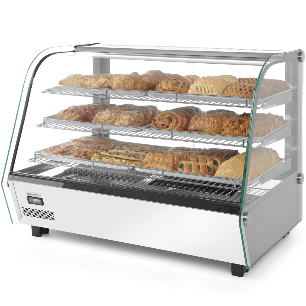 Set display warming cabinet 3 shelves 160L Hendi 233733