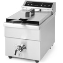 Kitchen Line 8L induction fryer with tap Hendi 215012