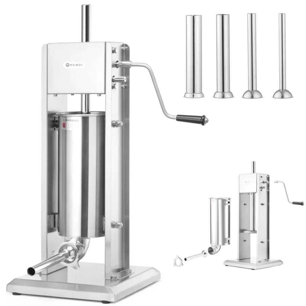 Filling machine vertical sausage spritzer PROFI LINE 5L + funnels Hendi 282588