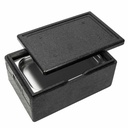 Insulated container thermal box for transporting food GN 1/1