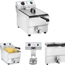 Professional gastronomic fryer with 230V 10L tap
