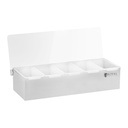 Bartender container for drink additives + 5 container refills Plastic