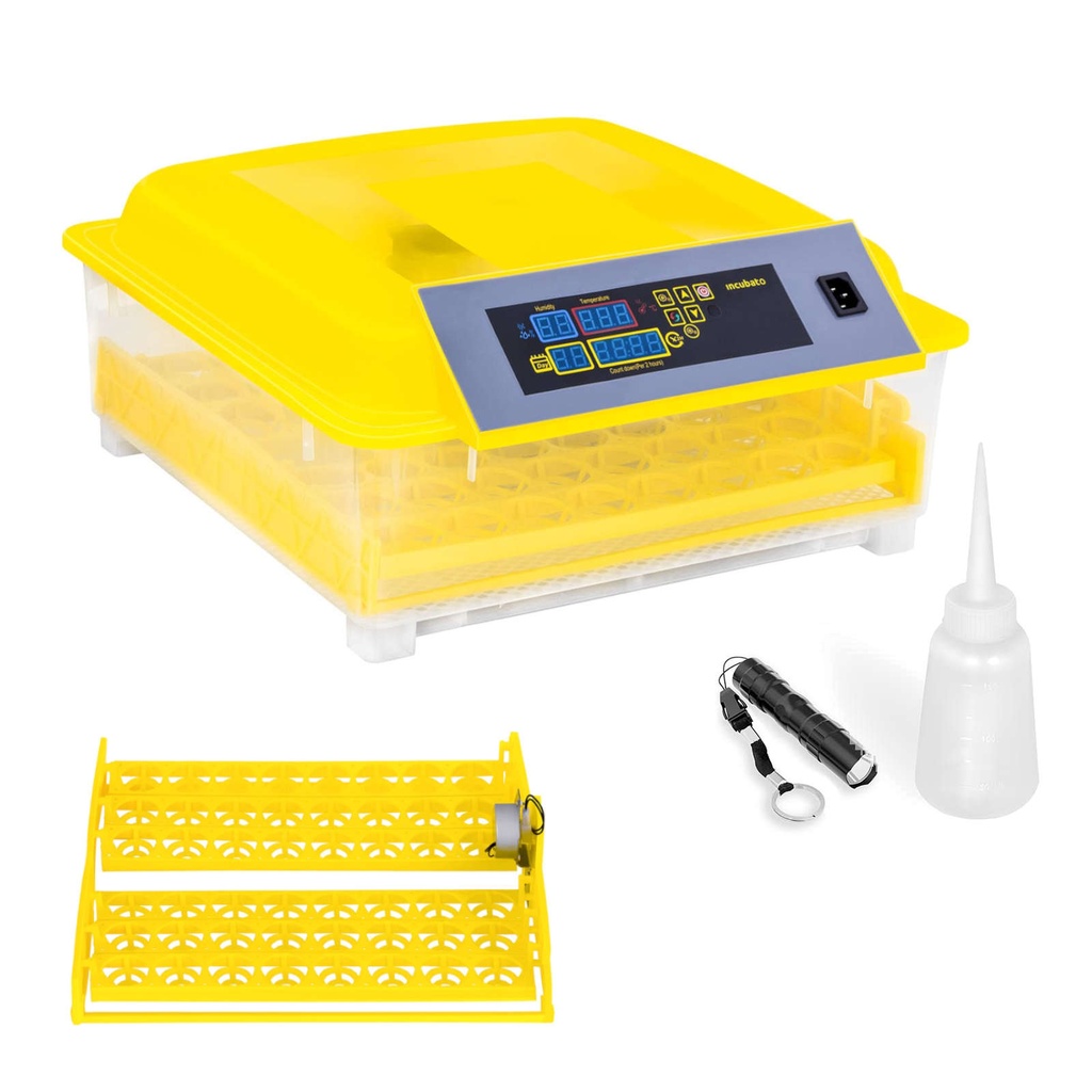 Incubator hatcher hatcher 48 eggs + ovoscope 100W
