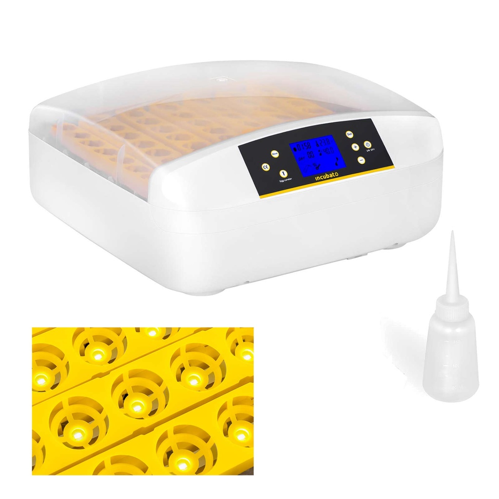 Incubator hatcher hatcher 56 eggs + water dispenser 90W