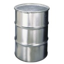 Galvanized metal barrel 200L removable lid