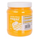 Colorful cotton candy yellow sugar with bubble gum flavor 1kg