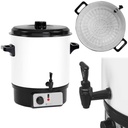 Kafijas karstvīna sildītājs ar krānu 1800W 27L