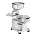 Manual burger press machine for burgers with a diameter of 15cm + 500 pieces of paper discs.