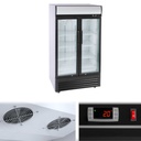 Refrigerator drinks cabinet double glazed 2-8deg;C 630L.