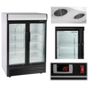 Refrigerator beverage cooler cabinet double glazed 2-8deg;C 880L
