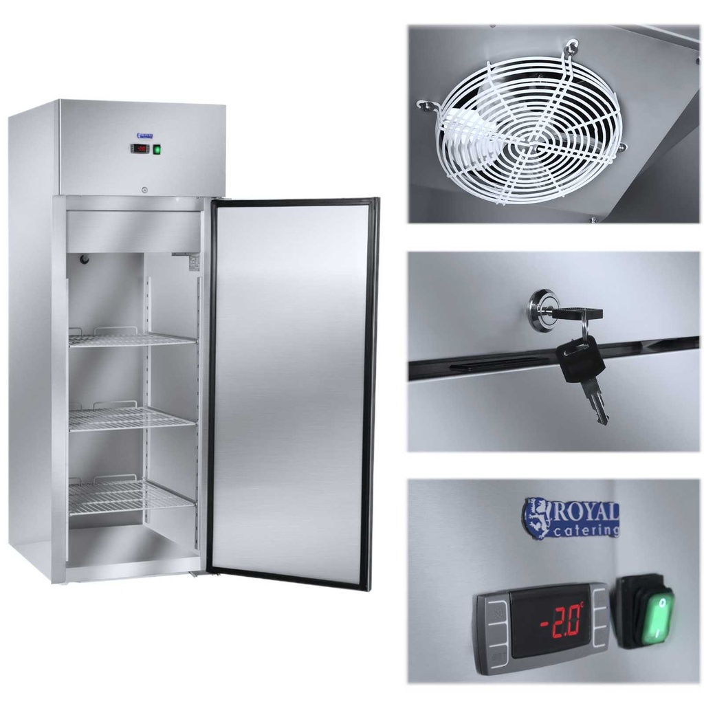 Refrigerator refrigerator cabinet stainless steel from -2 to 8deg;C 540L