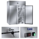Refrigerator refrigerator cabinet double stainless steel from -2 to 8deg;C 1168L