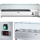 Refrigerated display cabinet with glass cover 6x GN1/4 140cm