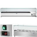 Refrigerated display cabinet with glass cover 9x GN1/3 200cm