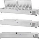 Refrigerator rack with steel lid 8x GN1/3 180cm