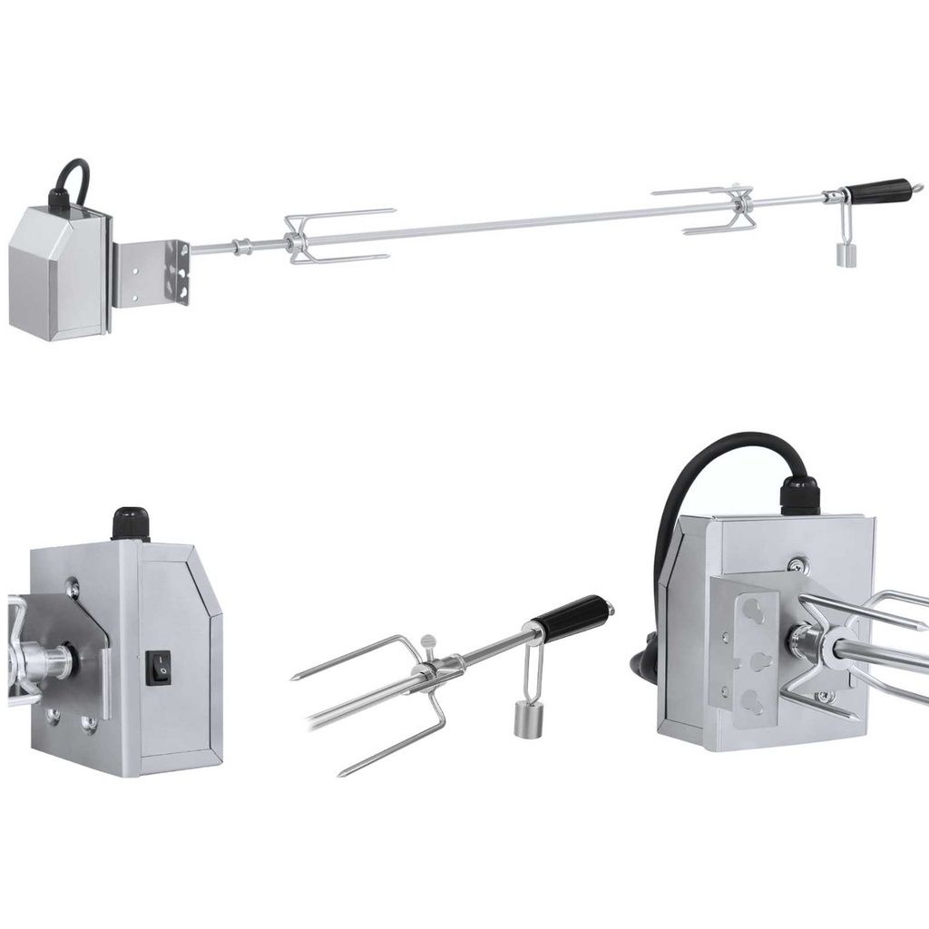 Electric rotating spit for grills 2 rpm 105cm