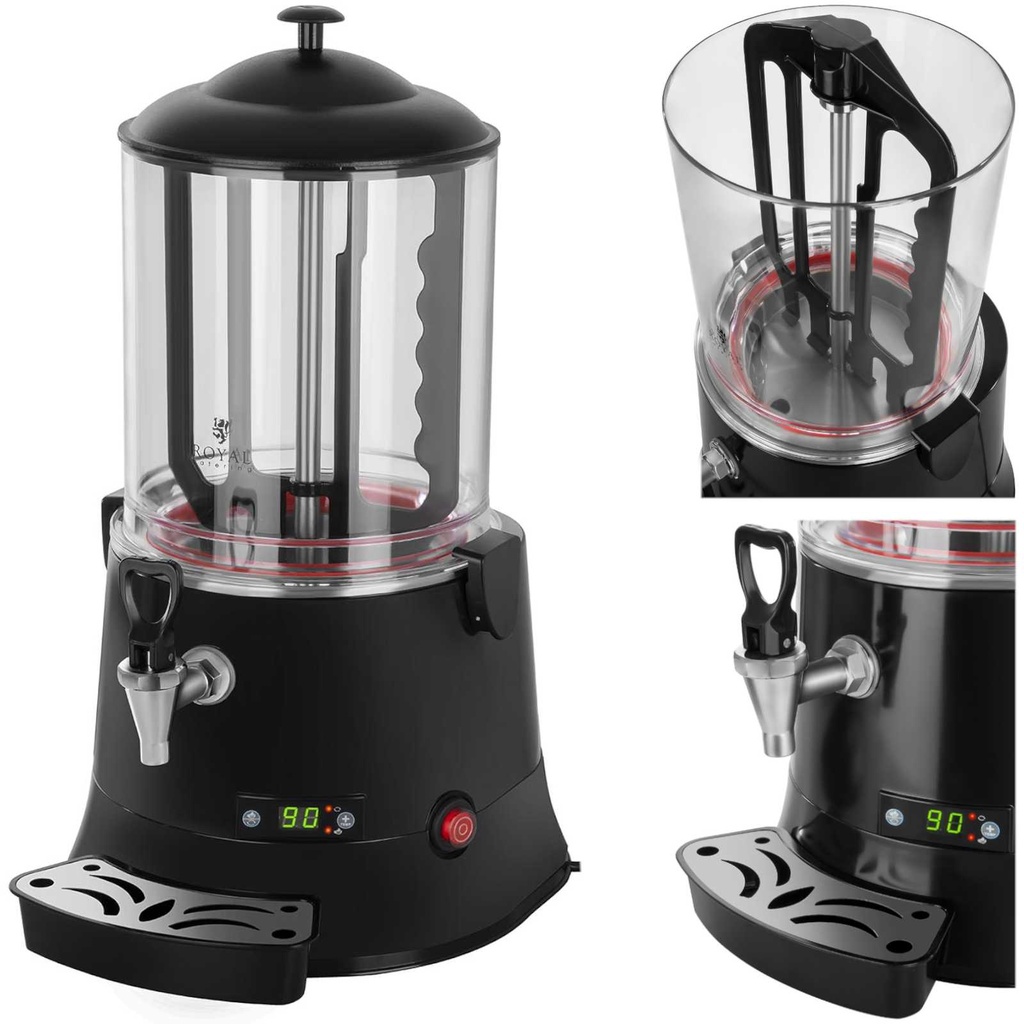 Chocolate maker hot chocolate dispenser heater 30-90deg;C 10L