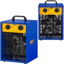 Construction blower heater for drying plaster walls rectangular 230V 3300W