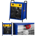 Būvniecības ventilatora sildītājs ģipša sienu žāvēšanai taisnstūra 400V 15000W